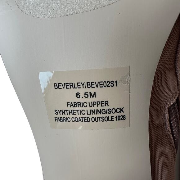 Steve Madden Boots Beverley Blush Mesh Nude Over Knee Boot Women's Size 6.5 - Picture 5 of 10